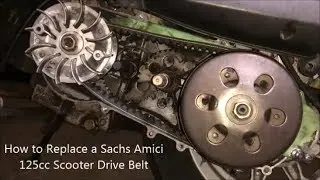 How to Replace the Drive Belt on a Sachs Amici 125cc Scooter