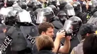 G20 Riot Police Confrontations