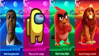 Obunga🆚Among Us🆚The Angry Birds🆚The Lion King💦Who is best??