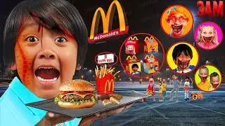 DON'T ORDER THESE CURSED HAPPY MEALS AT 3AM! (VLAD&NIKI, RYAN'S WORLD, BLIPPI, DIANA&ROMA, LANKYBOX)