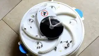 Rotating Electric Indoor Fly Trap Catcher