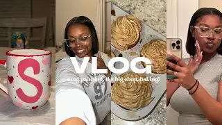 VLOG: mug painting, the BIG CHOP, and baking!