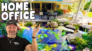 NICEST Home OFFICE. Working STRESS FREE