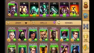 Magic war legends, many battles, raise level of steapa & lestat to level 20, using 5 ranged unit