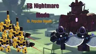 Solo Tower Battles Nightmare mode with Psycho Slayer || TDX