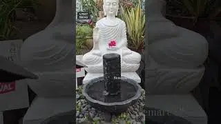 Marble #BuddhaStatue Big Size 4ft 500 kg in Abhaya Mudra for #HomeAndGarden #buddhaidol #stonebuddha