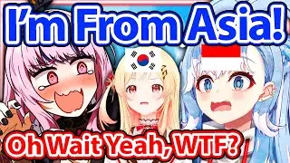 Kobo When Calli Forgot She is Also From Asia 【Hololive】