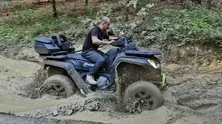 💥quick test segway snarler at6l eps in mud🚜💨💥 #segway #mud #atv @quadadventuresLR