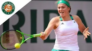Jelena Ostapenko - Top 5 Best Shots | Roland-Garros 2017