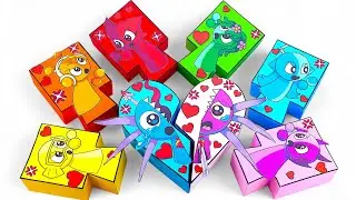 ✨Paper DIY✨Incredibox ALL COUPLE Love SPRUNKI with HEART SUS MOD Blind Box Unboxing | Blind Bag ASMR