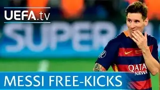 Lionel Messi&rsquo;s - free-kick goals - European football