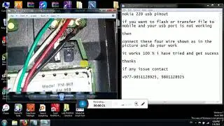 nokia 220 usb pinout & usb not recognized solution for flashing & usb storage   YouTube