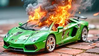 Ultimate Crash Test of Diecast Cars &ndash; OMG Destruction & Fire Experiment