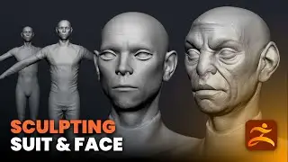 Рабочий процесс в ZBrush: создание научно-фантастического костюма на основе базовой модели CC5.