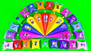 Magical Slime Bags: Looking Paw Patrol Clay: Ryder, Chase, Marshall,...Satisfying ASMR Video