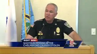 Shotgun missing after police cruiser was stolen