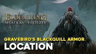 Elden Ring DLC Gravebird's Blackquill Armor Location (Boosts Jump Attacks)