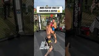 MMA Fighter vs Judo Blackbelt! Wait the End?! #mma #mixedmartialarts #mmafight #judoka