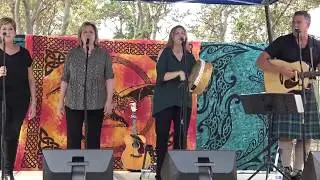 Alasdair Mhic Colla -  Browne Sisters and George Cavanaugh at 2017 Pleasanton Highland Games