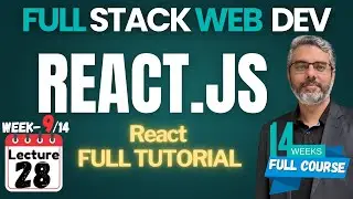 Master Full Stack Web Development | Week-9 Lecture-28: REACT JS Full Course | React Tutorial