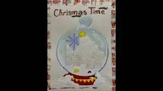 Christmas crystal ball | Easy Drawing Methods #art #pencilart  #pencilsketch #pencildrawing