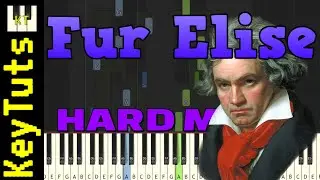 Fur Elise [Beethoven] - Hard Mode [Piano Tutorial] (Synthesia)