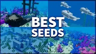 Minecraft 1.5: BEST UNDERWATER SEEDS! CORAL REEFS, ICEBERGS & SHIPWRECKs! - MCPE 1.5 / 1.4