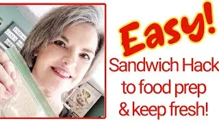 Sandwich Hack! A food prep trick that saves time and money. For work/school/road trips!!