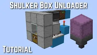 Super Simple Shulker Box Unloader | Minecraft 1.16