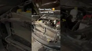 Cammed Ram 1500 with a stage 1 cam fresh start up with open headers phone doesn&rsquo;t do justice at all!