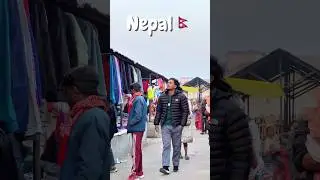 Saturday market🛍️ in Nepal🇳🇵 #nepal #localmarket #shorts #youtubeshorts