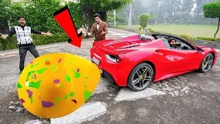 Amazing super car vs big balloon who is winner watch for result #subscribe crazy xyz new vedio