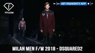 DSQUARED2 Milan Men Fashion Week Fall 2018 Urban Glamorous Lens Collection | FashionTV | FTV
