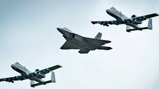 F-22 Raptors & A-10 Warthogs Deploy To Europe