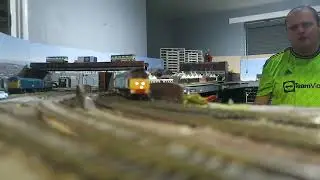 Model Railway: DRS 47790 curves around Kitchener ST Curve with a Boston to Fishguard Harbour