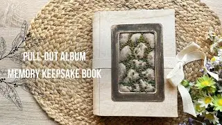 Pull Out Photo Album. Memory Keepsake Book. Cottagecore Photo Album