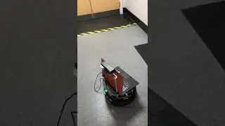 Cognitive AI Robot Performing an Autonomous Guiding Operation