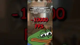 FPS Issues After Update? #Valorant