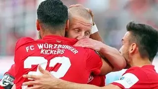 W&uuml;rzburger Kickers gewinnen Relegations-Hinspiel