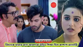বিদ্যাকে মারার জন্য শ্রাবণকে উচিত শিক্ষা দিল কাশ্যপ ব্যানার্জি ! Review