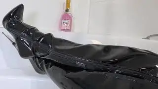 SE 260121 | Pleaser / Devious Scream Thigh High Boots | Bathtub Posing &ndash; Part 2