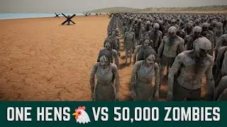 Tiny Chicken vs Zombie Tsunami &ndash; Epic UEBS2 Battle! 🐔🌊