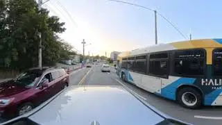 IDrive|BeautifulDrive from Halifax to Bedford | 360&deg; VR 4K |  Relaxing White Noise | Insta360 Camera