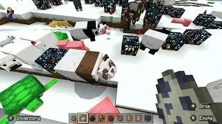 Massive Minecraft Mob Spawn Chaos