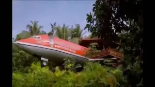 HGTV on the 727 Fuselage Home
