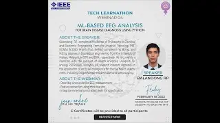 ML Based EEG Analysis For Brain Disease Diagnosis Using Python