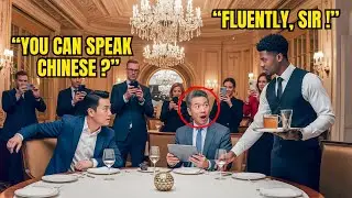 &ldquo;Get Me Someone Smart &rdquo; The Chinese Billionaire Mocks the Black Waiter &mdash; His Reply in Chinese Stuns