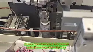 AR VR headset tether high flex custom wiring harness HDMI 21 JST to ITT IP68 PTFE jacket double shie