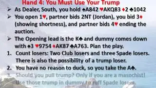 Class #59 Declarer Play in a Suit Contract Part 2 2013 6 03 pptx