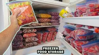 Frozen FOOD STORAGE Garden Harvest home grown prepper survival